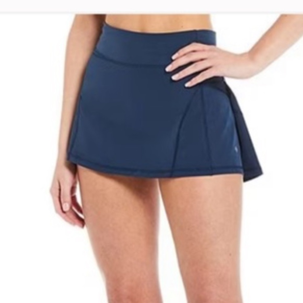 Navy Blue athletic match skirt - Picture 6 of 7